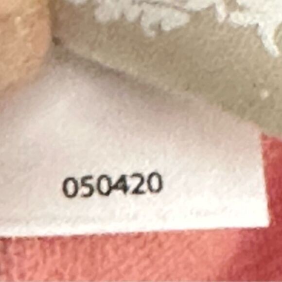 Soft Surroundings Cowl Neck Lace Sleeve Sweatshirt Coral Size - Picture 12 of 12